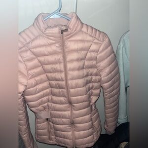 Guess Los Angeles Women Falcon Puffer Coat Pink